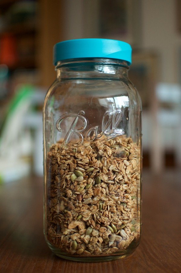 Maple chia seed granola