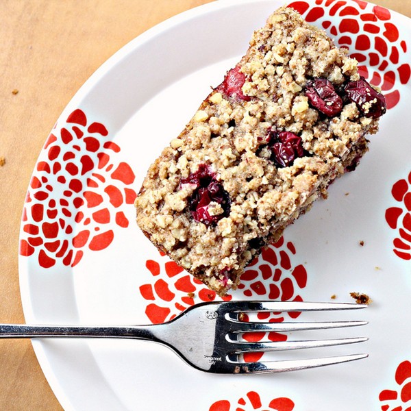 Maple cranberry coffee cake