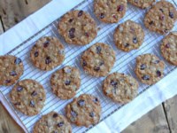 Maple cranberry oatmeal cookies