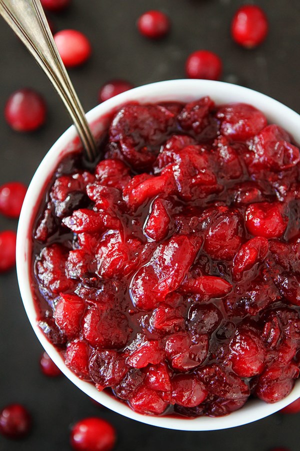 Maple cranberry sauce