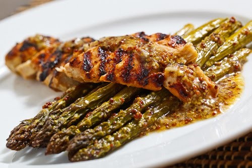 Maple Dijon grilled chicken