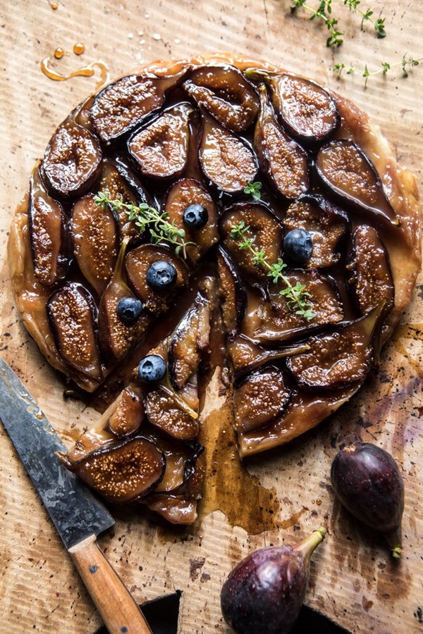 Maple fig tarte Tatin