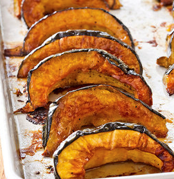 Maple-glazed acorn squash