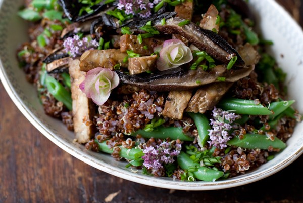 Maple grilled tempeh
