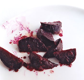 Maple horseradish glazed beets