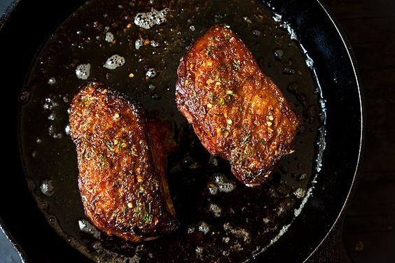Maple lacquered duck breast