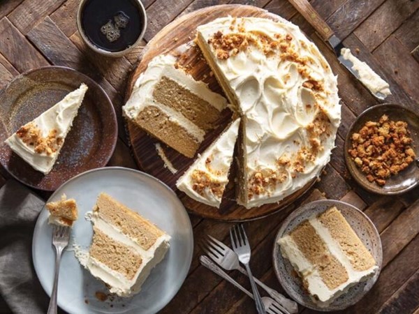 Maple layer cake [maple buttermilk frosting]