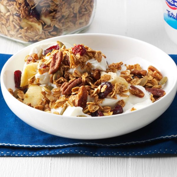 Maple morning granola