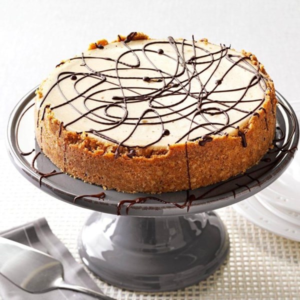 Maple-nut cheesecake