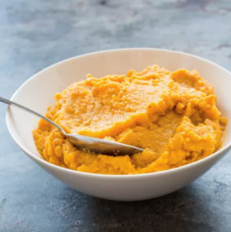 Maple-orange mashed sweet potatoes