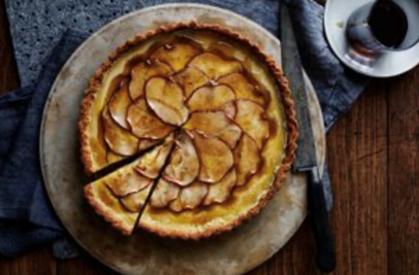 Maple pear tart