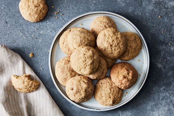Maple pecan sugar cookies