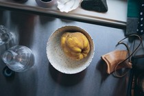 Maple-poached quince