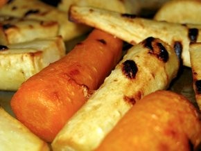 Maple roasted carrots and parsnips