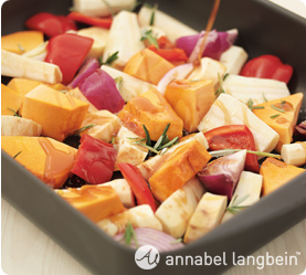 Maple roasted vegetables