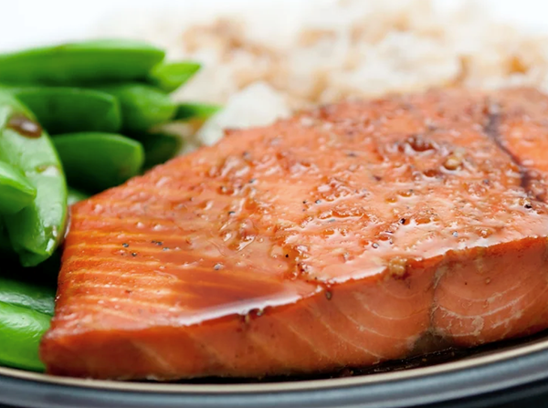 Maple soy salmon