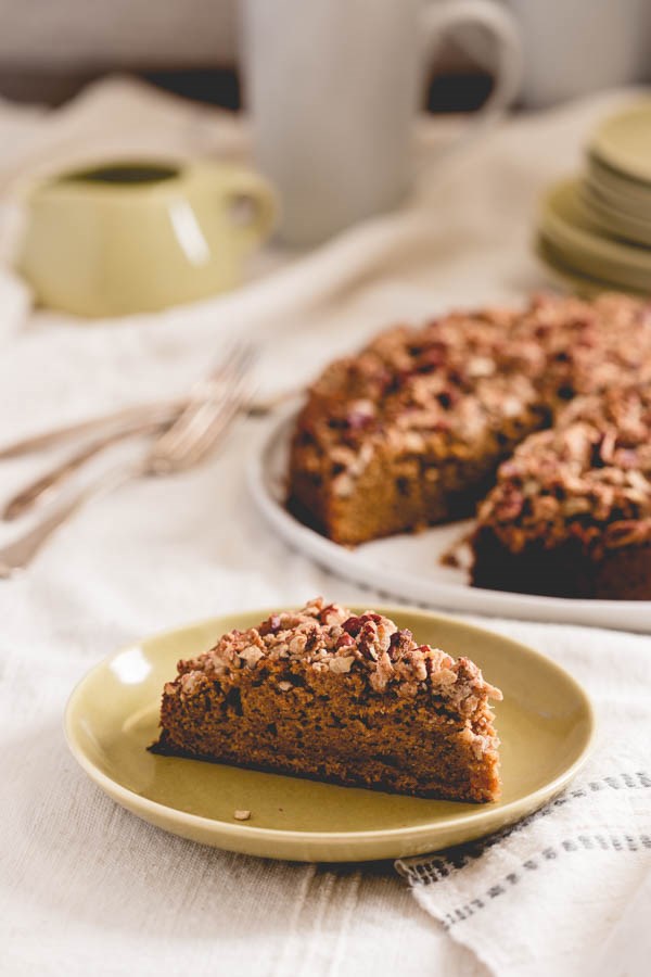 Maple sweet potato coffee cake