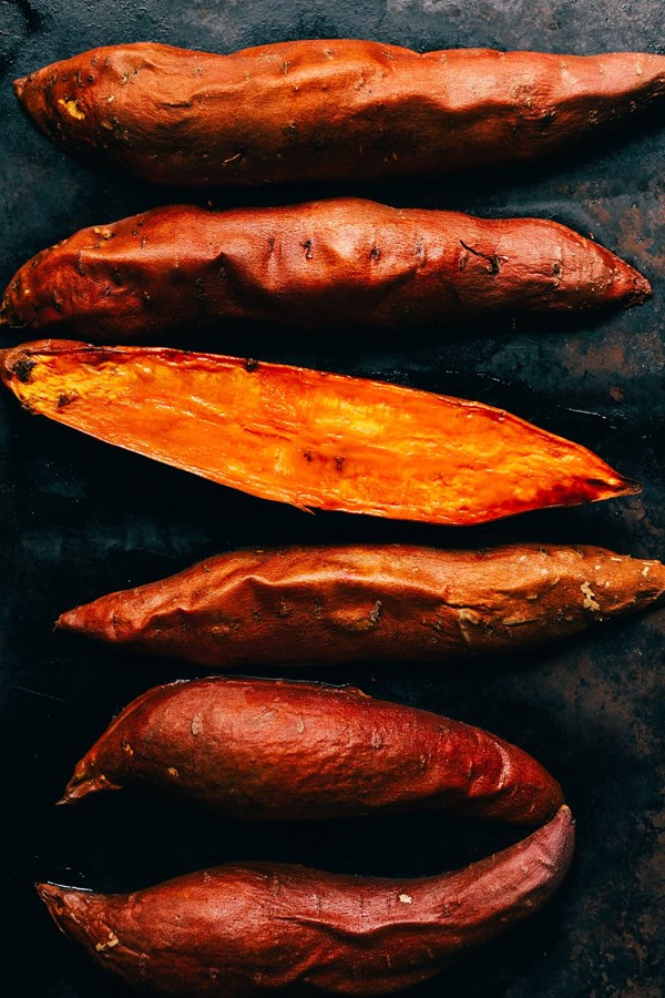 Maple sweet potato pudding