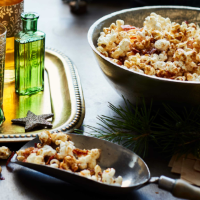 Maple syrup and bacon popcorn