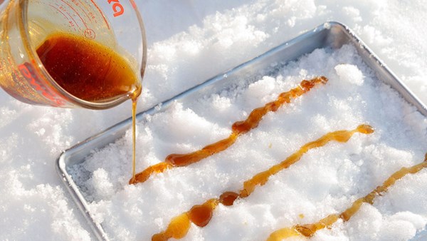 Maple taffy