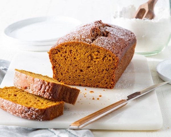 Maple-vanilla pumpkin loaf
