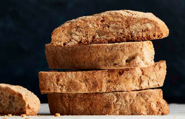Maple walnut biscotti