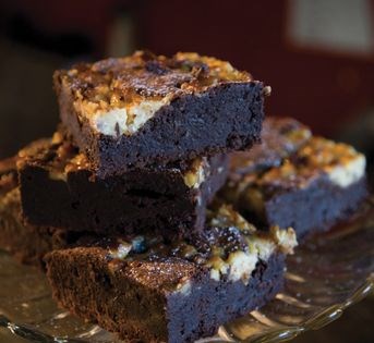 Maple walnut brownie