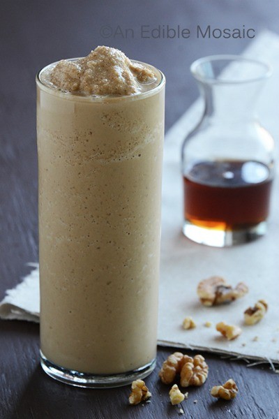 Maple walnut coffee smoothie