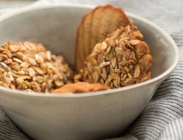 Mapley granola madeleines