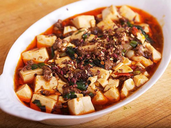 Mapo dofu (tofu) with ramps