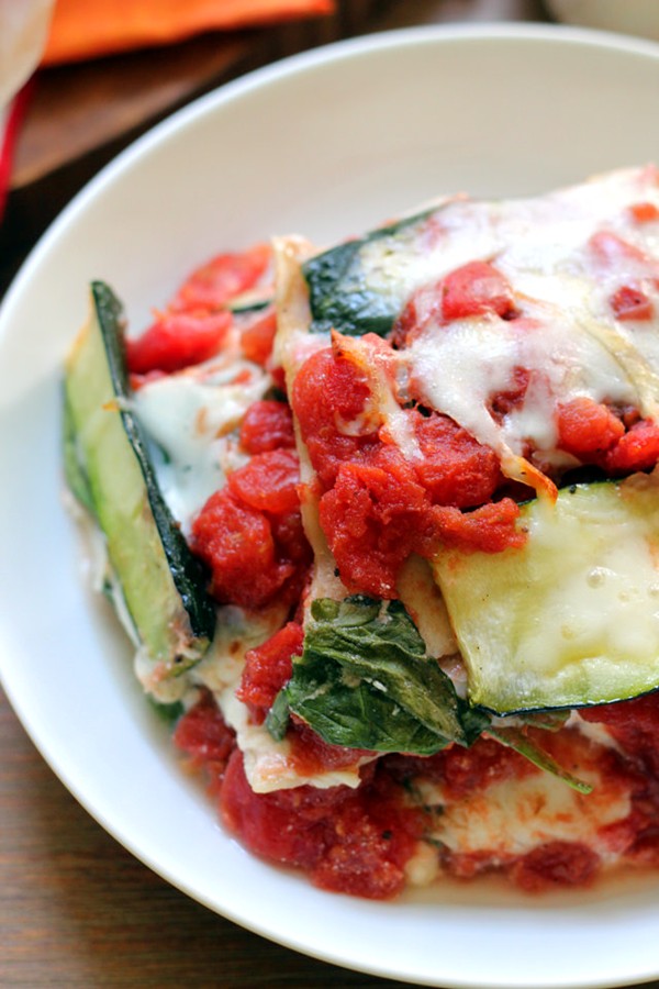 Marathoner’s zucchini ribbon lasagna 