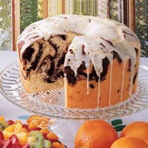 Marble chiffon cake