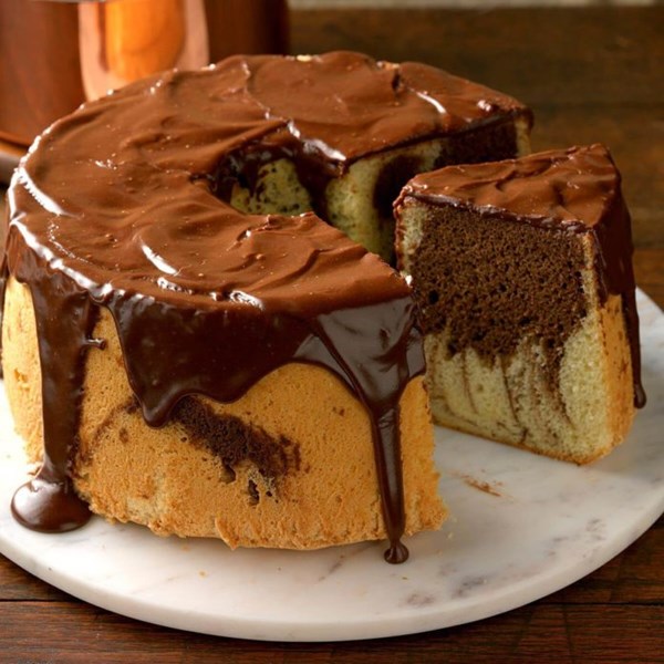 Marble chiffon cake