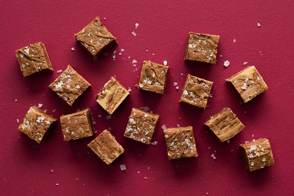 Marbled brown sugar fudge