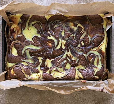 Marbled brownies