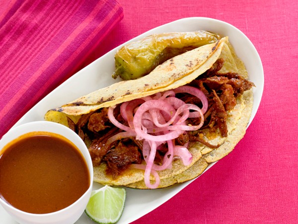 Marcela Valladolid's birria tacos