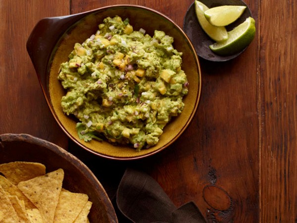 Marcela Valladolid's spicy guacamole with mango