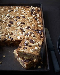 Marcona almond blondies