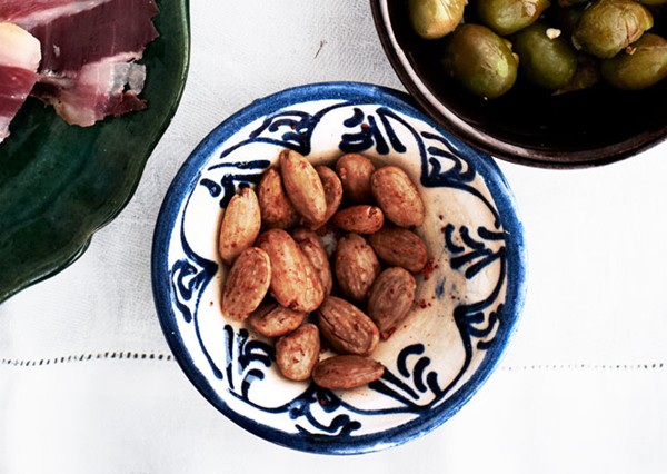 Marcona almonds with smoked paprika
