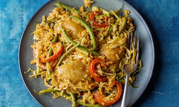 Marcus Samuelsson’s chicken jollof rice