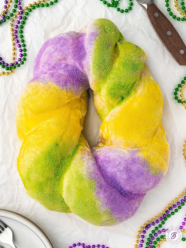 Mardi Gras king cake