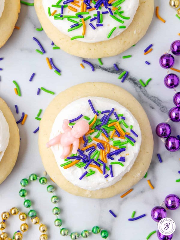 Mardi Gras Lofthouse cookies