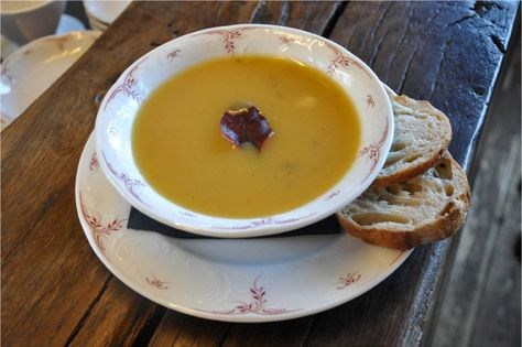 Mardi's sunchoke soup (Soupe de topinambour)