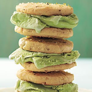 Margarita ice-cream sandwiches