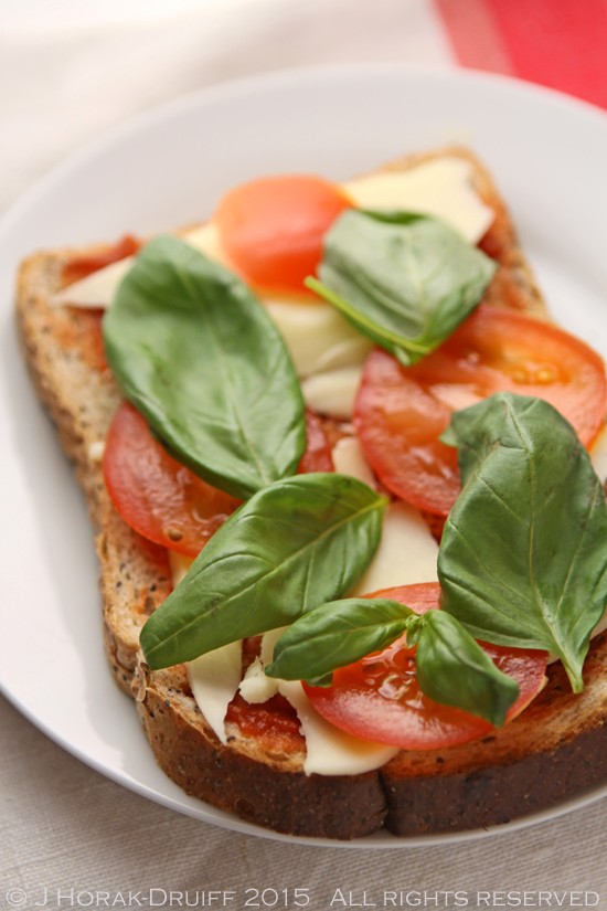 Margherita pizza grilled cheese sandwiches