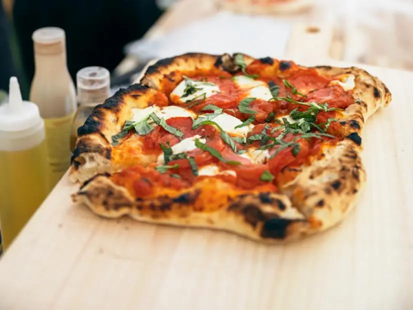 Margherita pizza [Jenny Marrs / Dave Marrs]