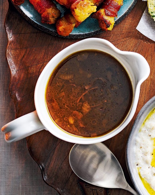 Maria Elia's parsnip and porcini gravy