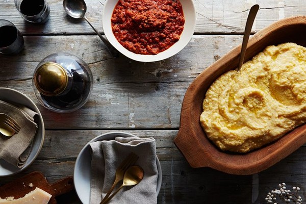 Maria Speck's shortcut polenta