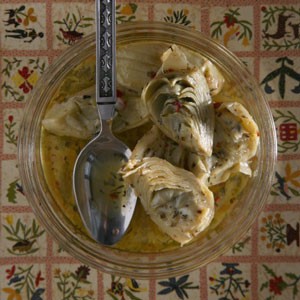 Marinated artichoke hearts