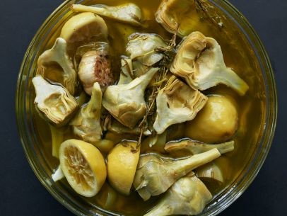 Marinated artichokes